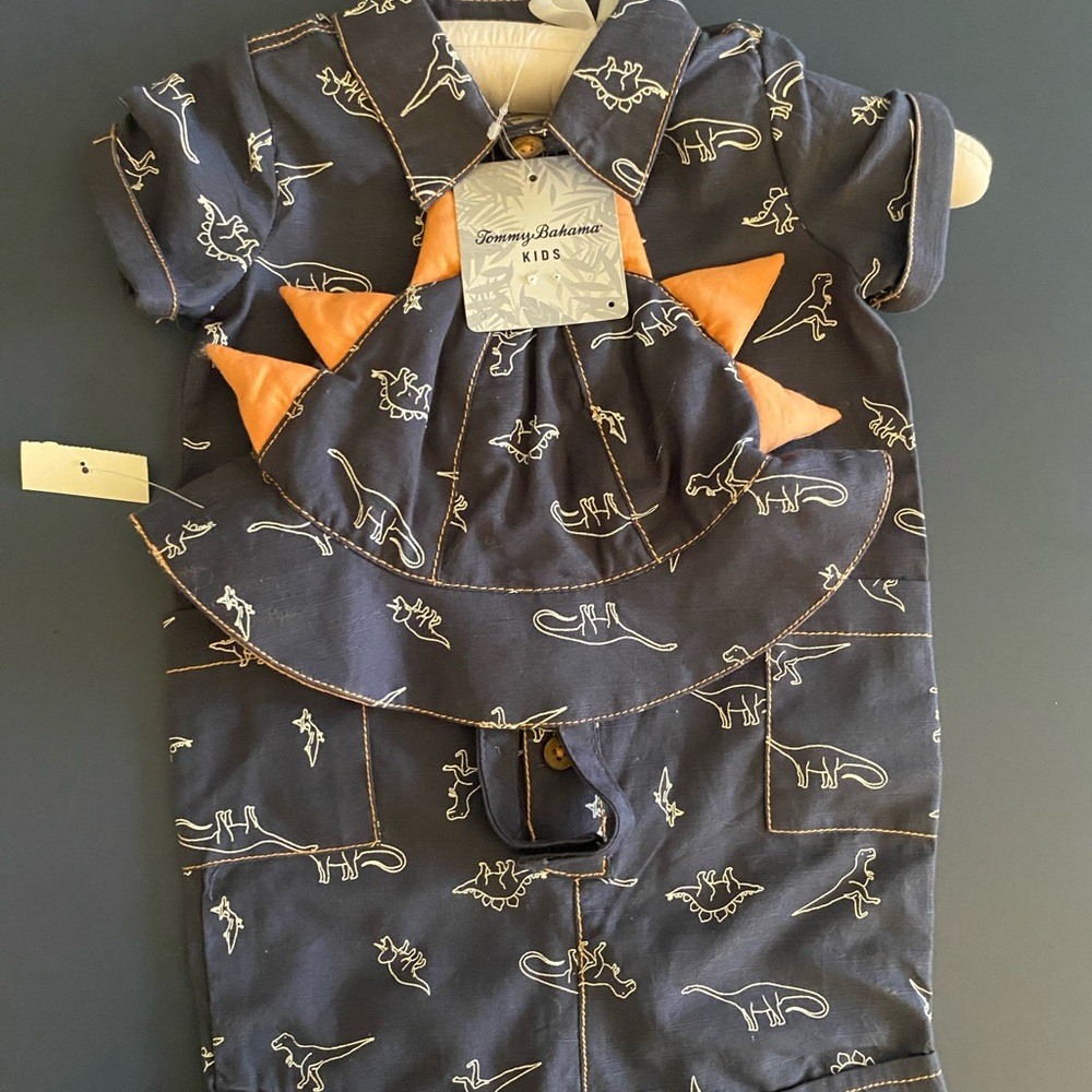 Tommy Bahama Kids Dinosaur Romper